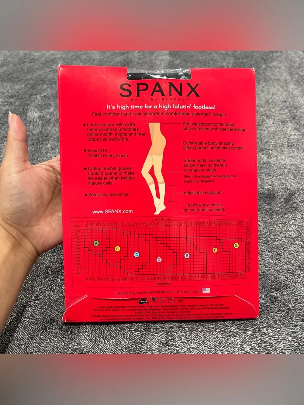 Brand new❗️High Waisted Footless Spanx by Sara Blakely black size B